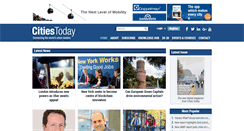 Desktop Screenshot of cities-today.com